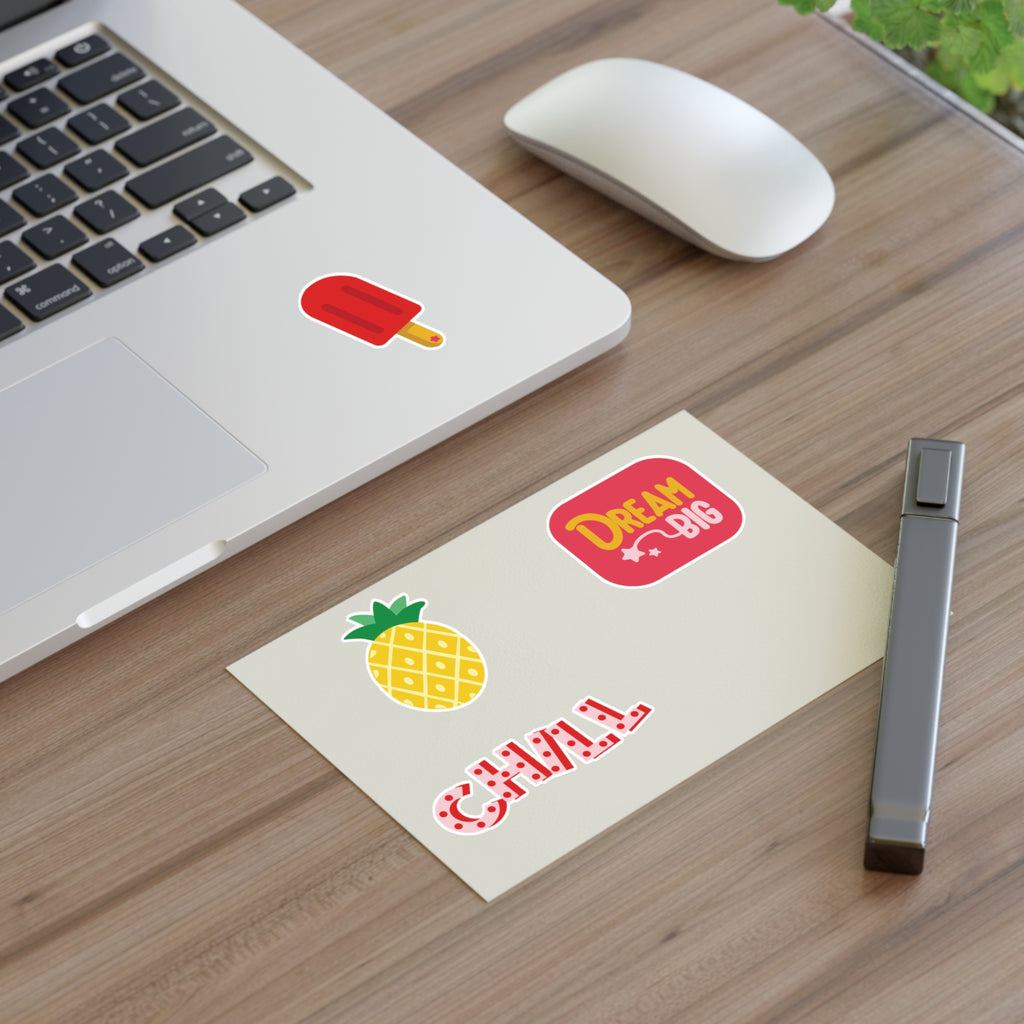 Summer Vibes Sticker Pack – Set of 4
